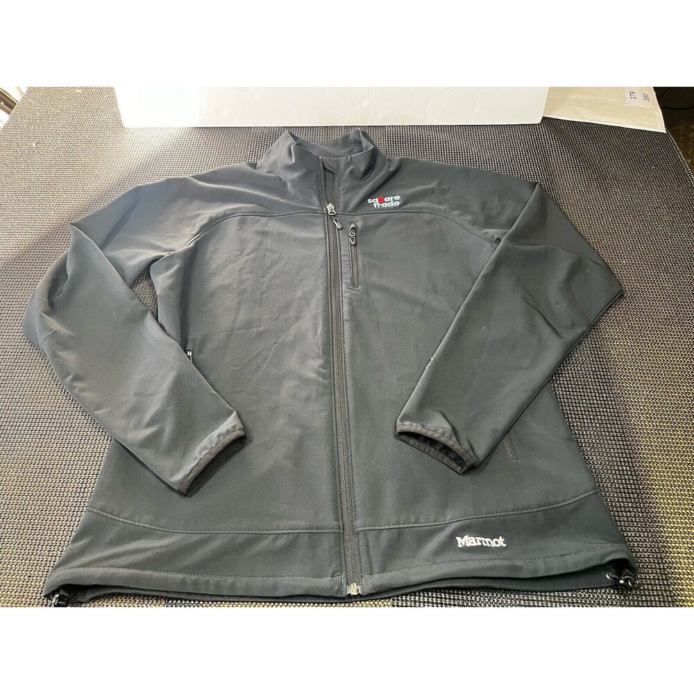 Marmot M3‎ Coat Jacket XL Black Full Zip Preppy Outdoor Preppy Casual Hiker
